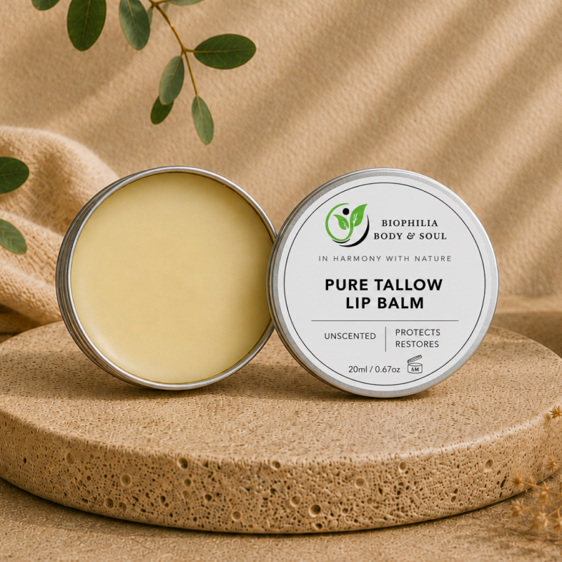 Tallow lip balm